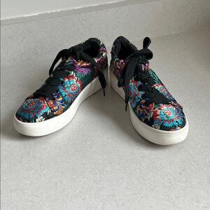 Steve Madden Black and Multicolor Women's Sneakers
